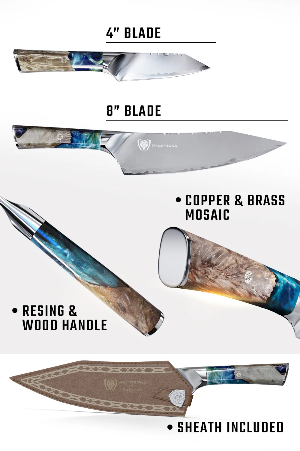 2 Piece Set | Chef Knife & Paring Knife | Valhalla Series | Dalstrong © - Image 7