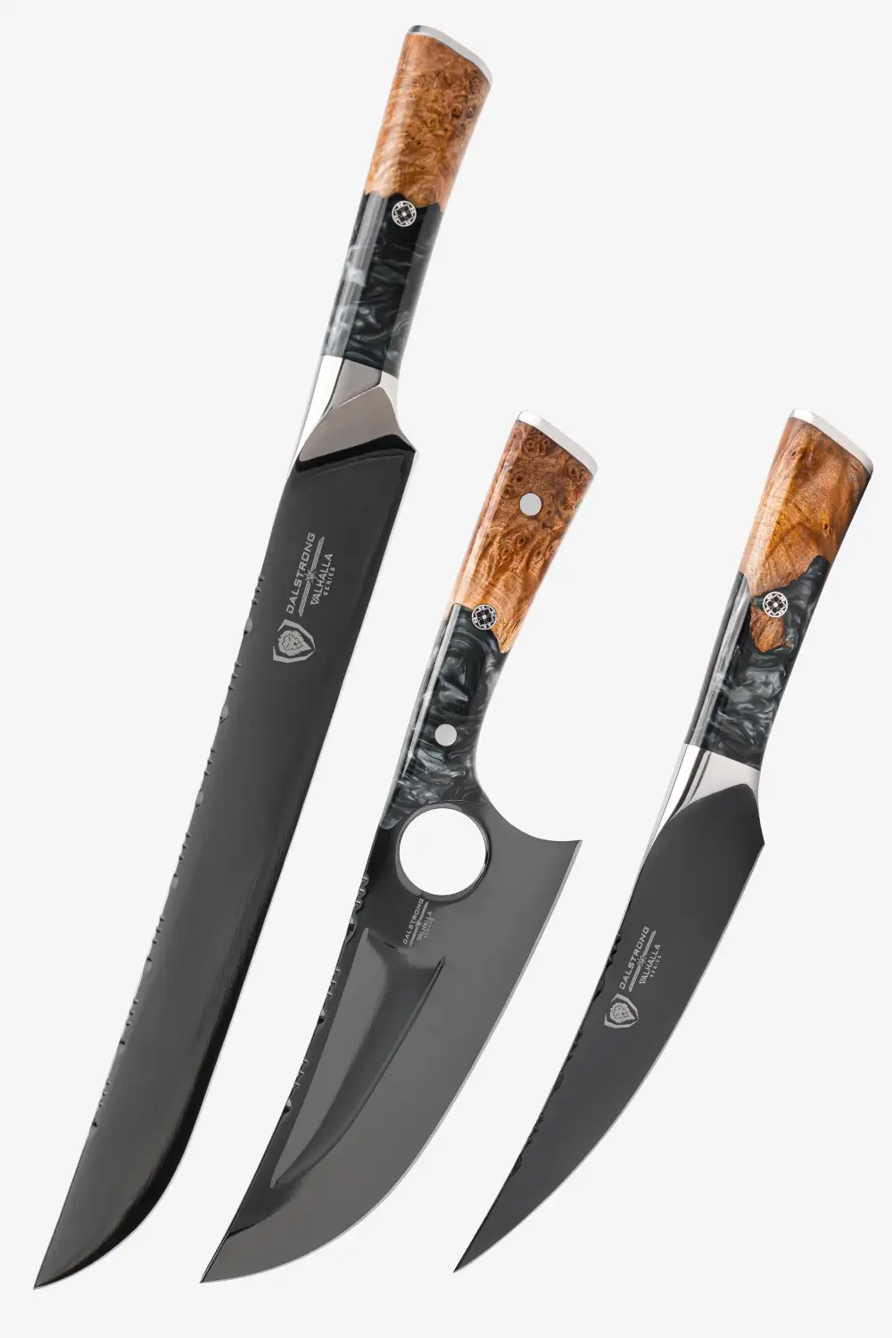 3 Piece Set | Slicing, Fillet & Venator Knife | Valhalla Series | Ravenstone Edition | Dalstrong © - Image 6