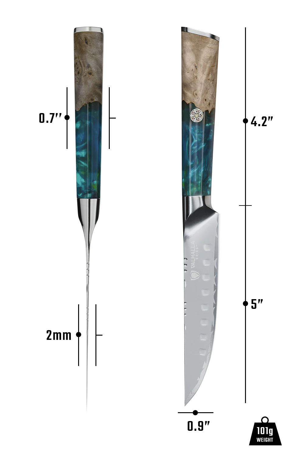 5" Steak Knife Set | 4-Piece | Valhalla Series | Dalstrong © - Image 8