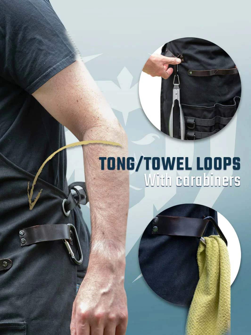 BBQ Apron | Heavy-Duty Waxed Canvas | Professional Chef's Kitchen Apron | Dalstrong © - Image 6