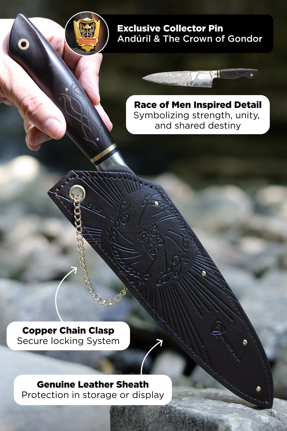 Chef Knife 8" | The Lord of the Rings™ Edition | Dalstrong © - Image 15