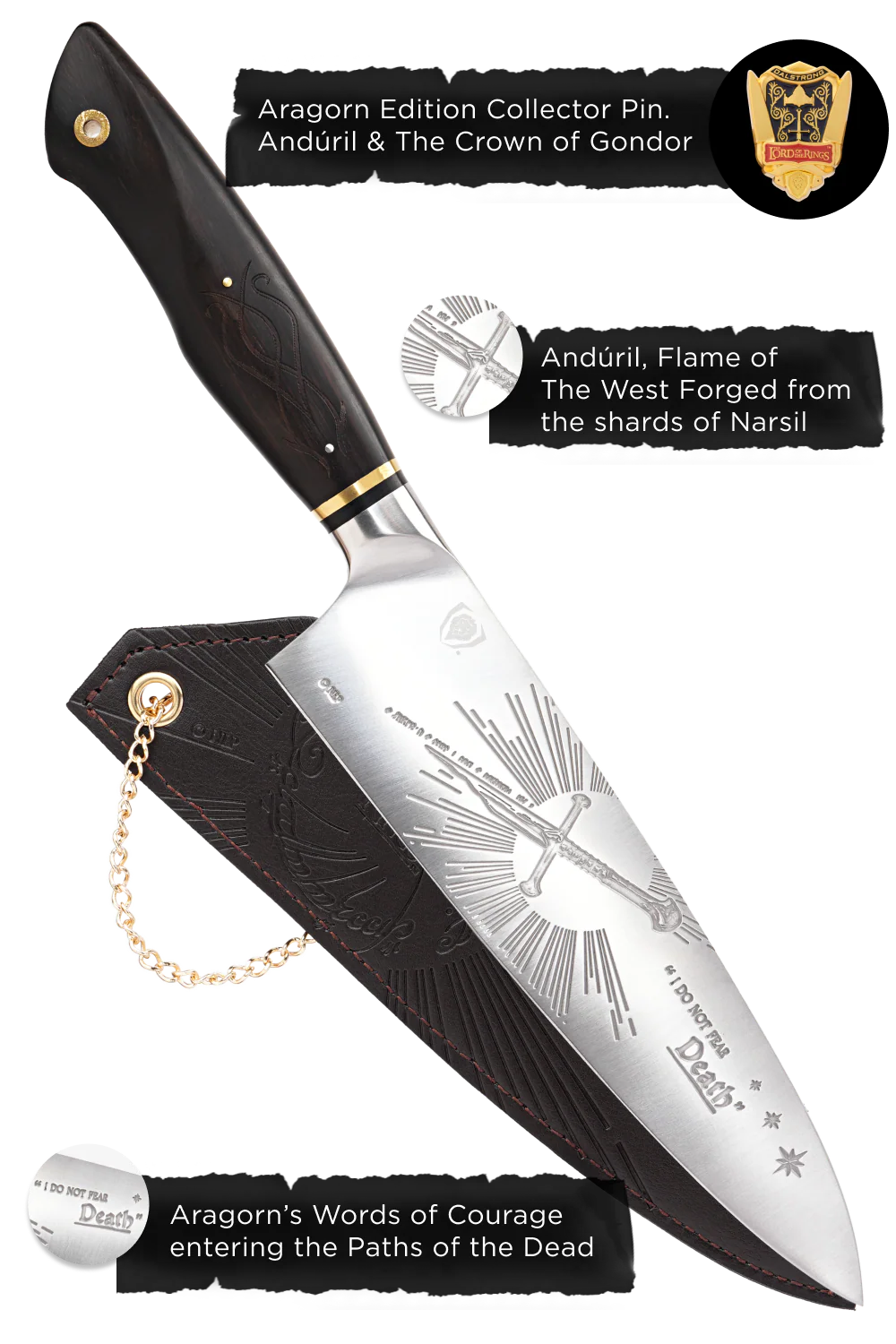 Chef Knife 8" | The Lord of the Rings™ Edition | Dalstrong © - Image 17