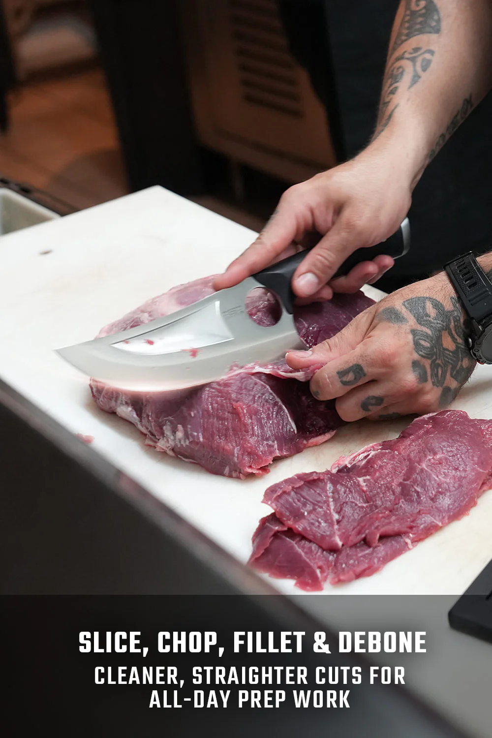 Chef & Utility Knife 7" | The Venator | Gladiator Series R | NSF Certified | Dalstrong © - Image 3
