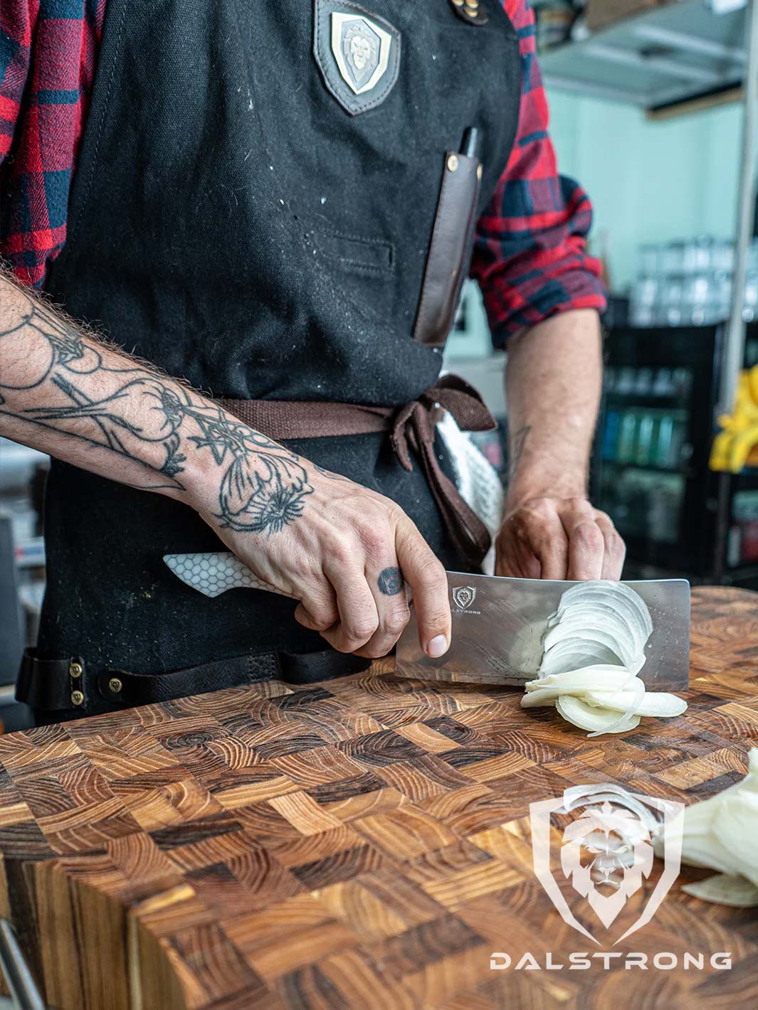 Cleaver Knife 7" |  Frost Fire Series | NSF Certified | Dalstrong © - Image 8