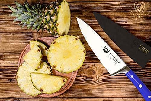 Chef's Knife 8" | Blue Handle | Gladiator Series | NSF Certified | Dalstrong © - Image 8