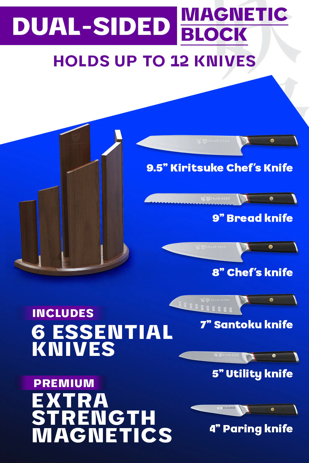 6 Piece Knife Set | Dragon Spire | Phantom Series | Dalstrong © - Image 2