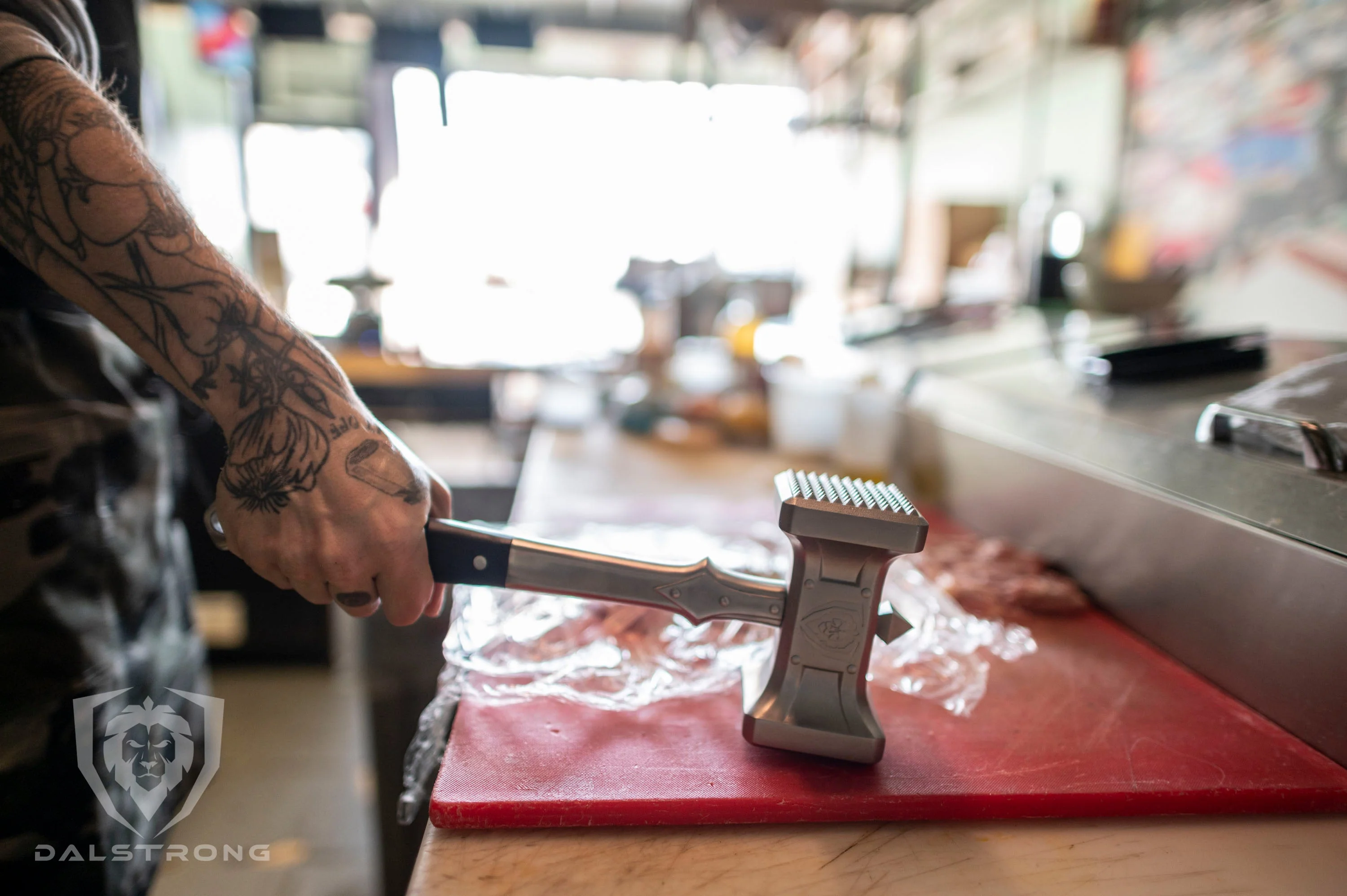 Meat Tenderizer 15" | Dual Sided, Heavy Duty & Extra-Large Hammer | Dalstrong © - Image 8