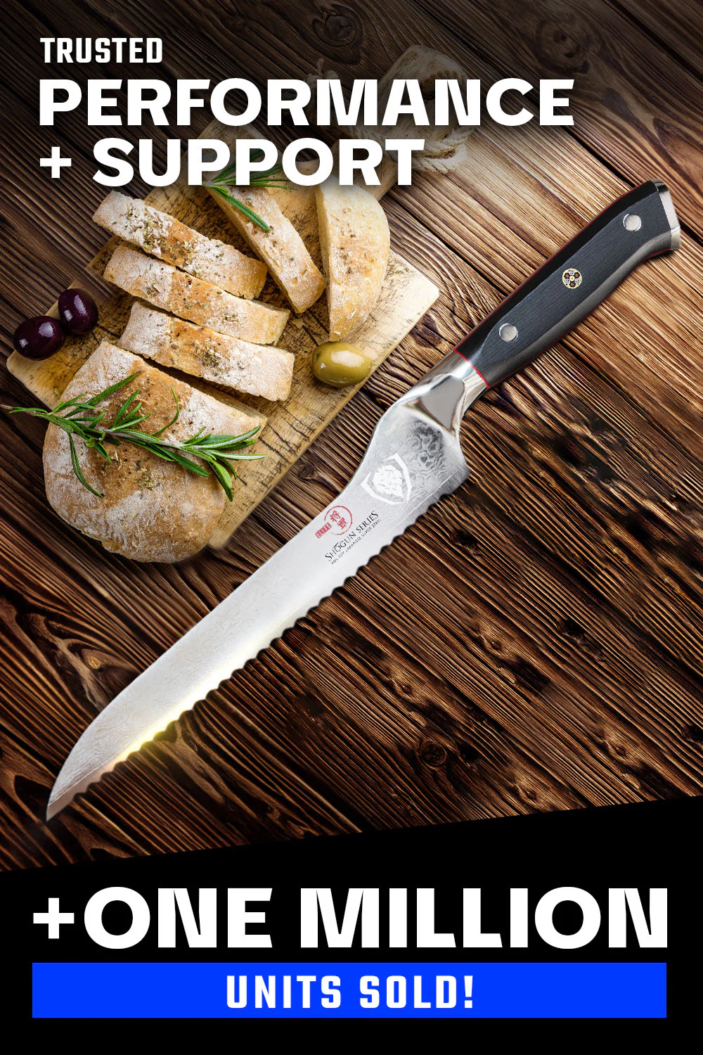 Serrated Offset Knife 8" | Shogun Series ELITE | Dalstrong © - Image 7