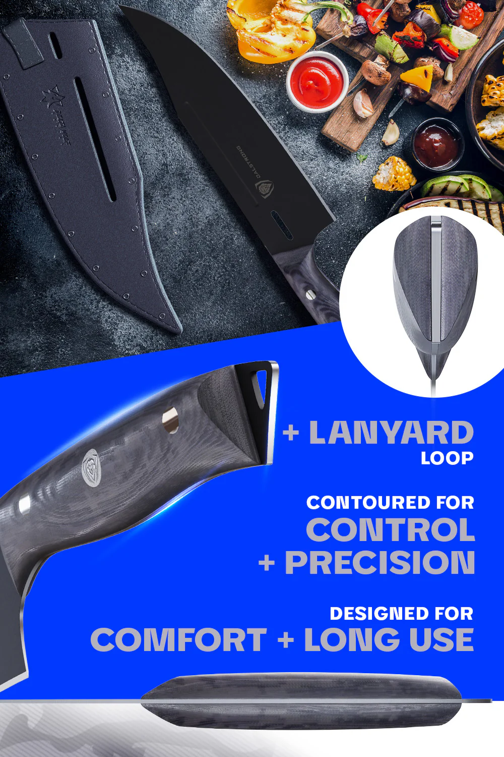 Chef's Knife 8" | Delta Wolf Series | Dalstrong © - Image 6