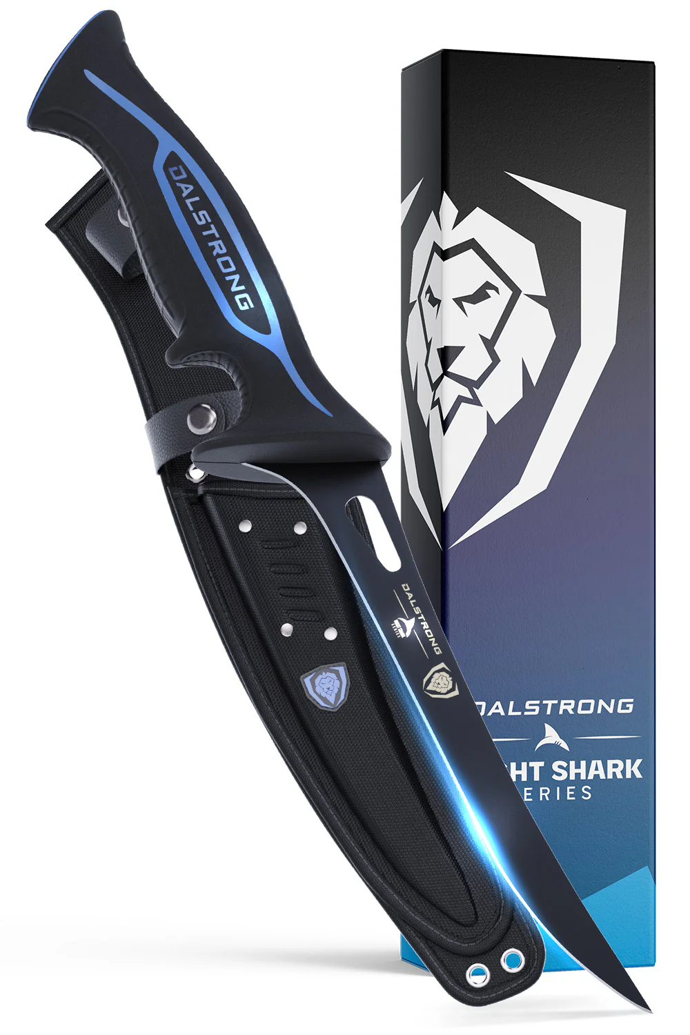 Fillet Knife 7" | Night Shark Series | Flexible Blade | NSF Certified | Dalstrong ©