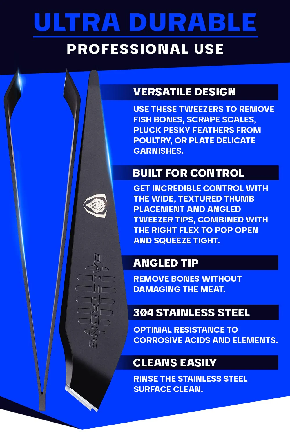 Professional Fish Tweezers | High-Precision | Dalstrong © - Image 5