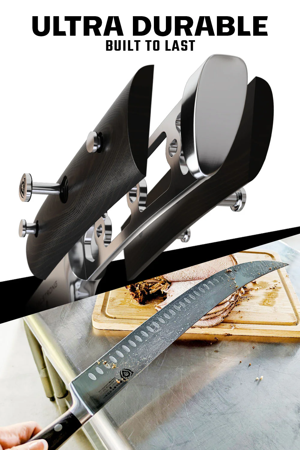 Butcher's Breaking Cimiter Knife 12" | Gladiator Series | NSF Certified | Dalstrong © - Image 4
