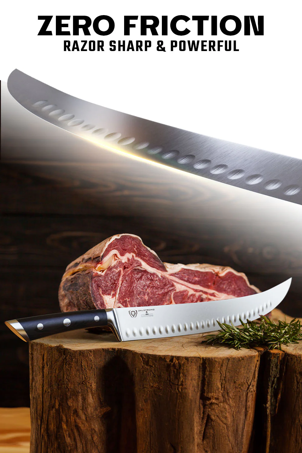 Butcher & Breaking Cimiter Knife 14" | Gladiator Series | NSF Certified | Dalstrong © - Image 3