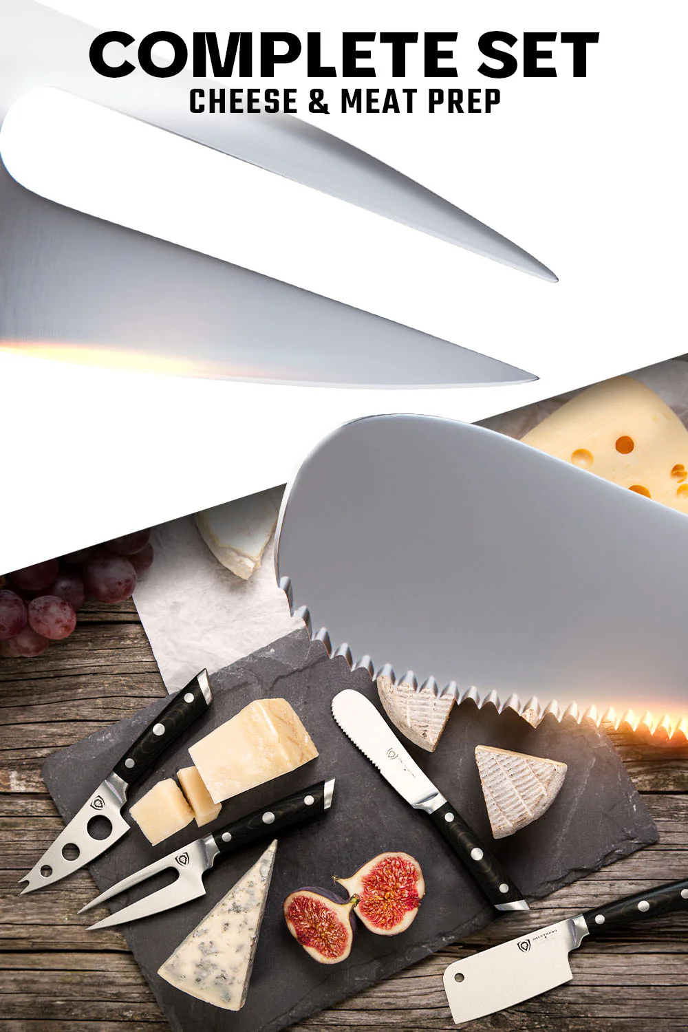 4-Piece Charcuterie & Cheese Knife Set | Gladiator Series | NSF Certified | Dalstrong © - Image 12