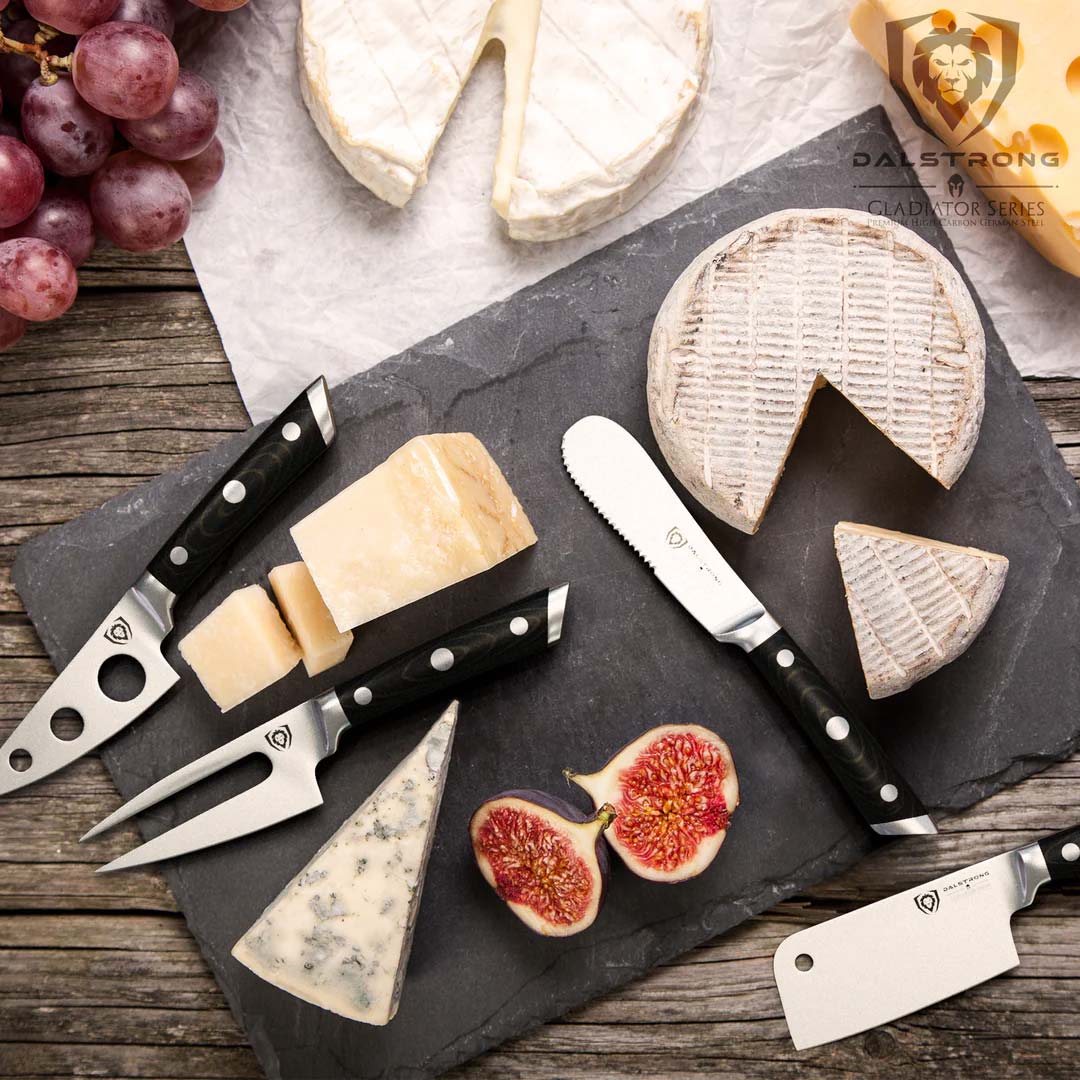 4-Piece Charcuterie & Cheese Knife Set | Gladiator Series | NSF Certified | Dalstrong © - Image 9