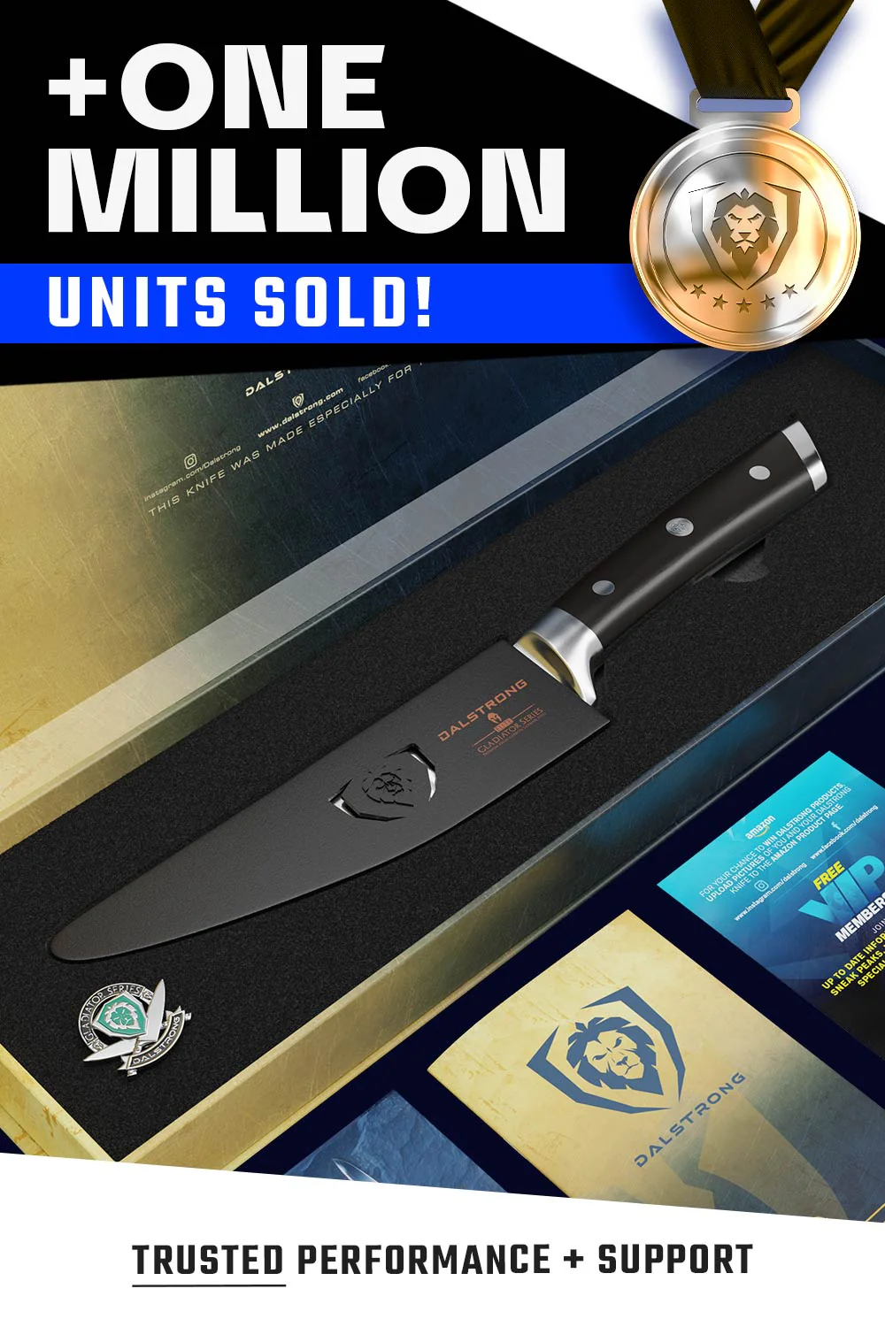 Curved Fillet Knife 6" | Gladiator Series | NSF Certified | Dalstrong © - Image 7