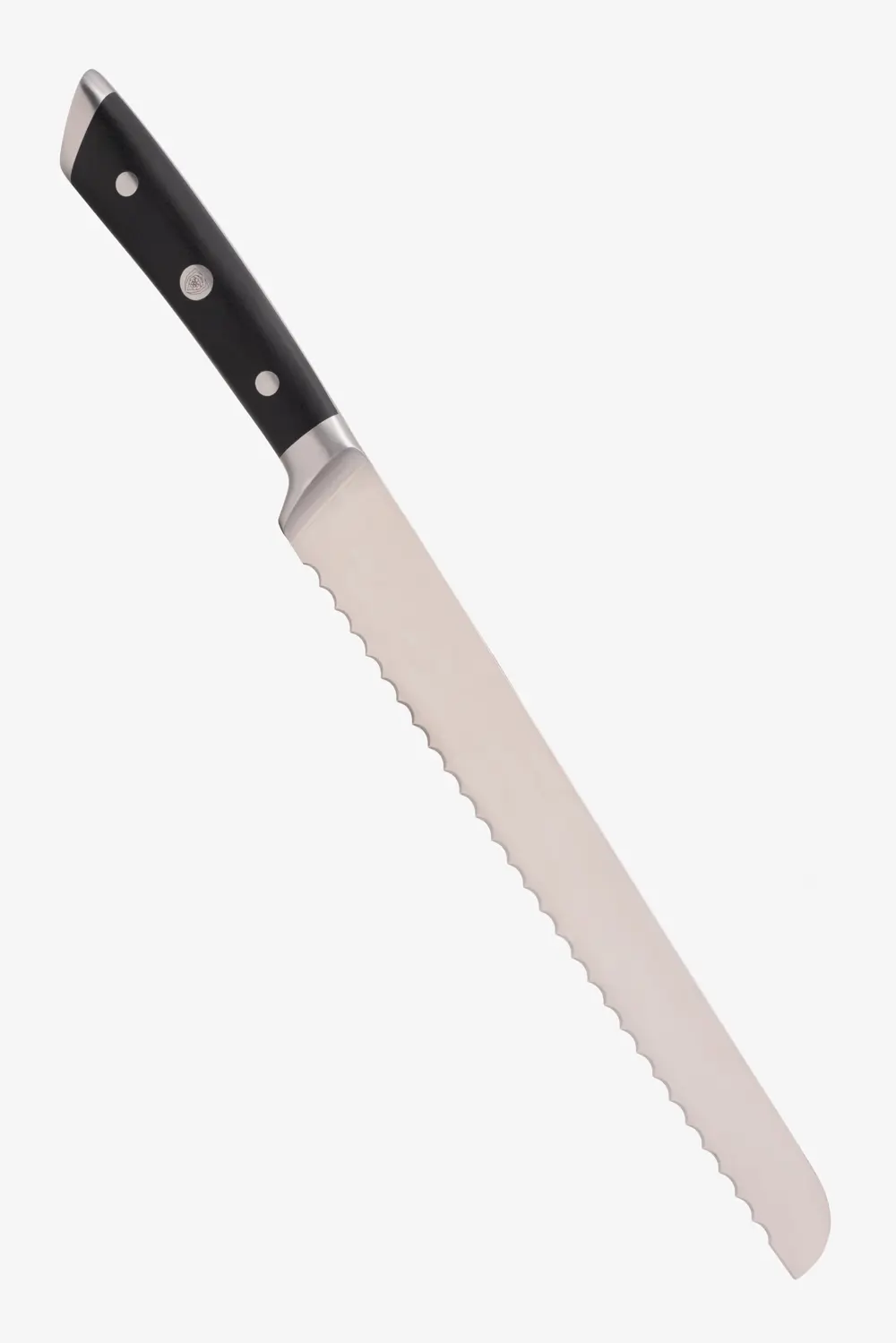 Gladiator Series Essentials | 8" Chef's Knife + 3.5" Paring Knife + 10" Serrated Bread Knife + Lionswood Teak Cutting Board - Image 13