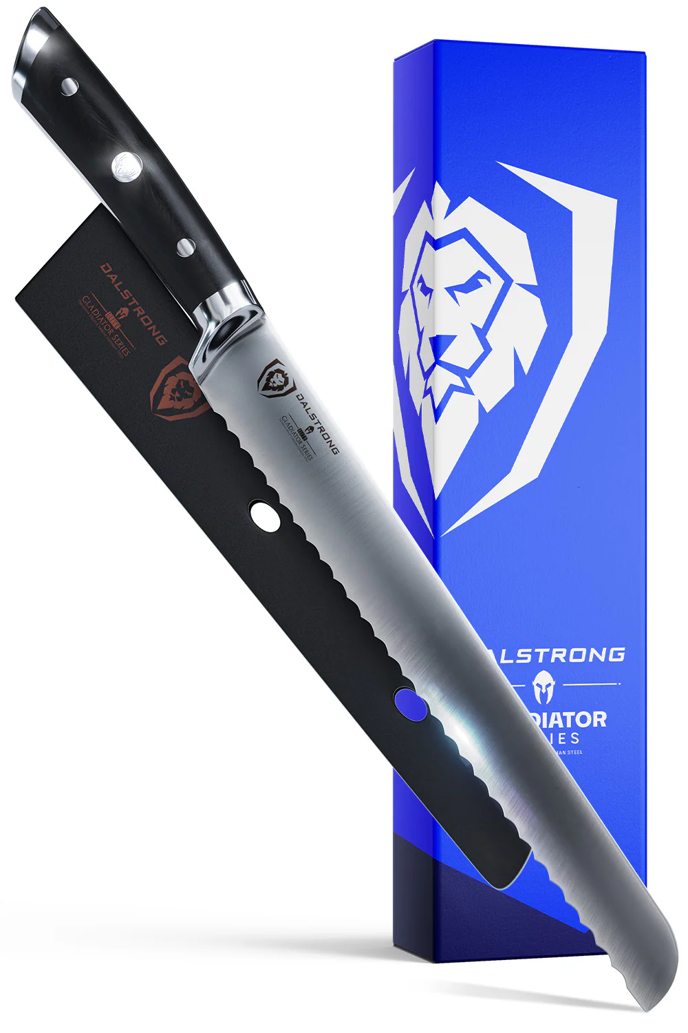 Serrated Bread Knife 10" | Gladiator Series | NSF Certified | Dalstrong ©