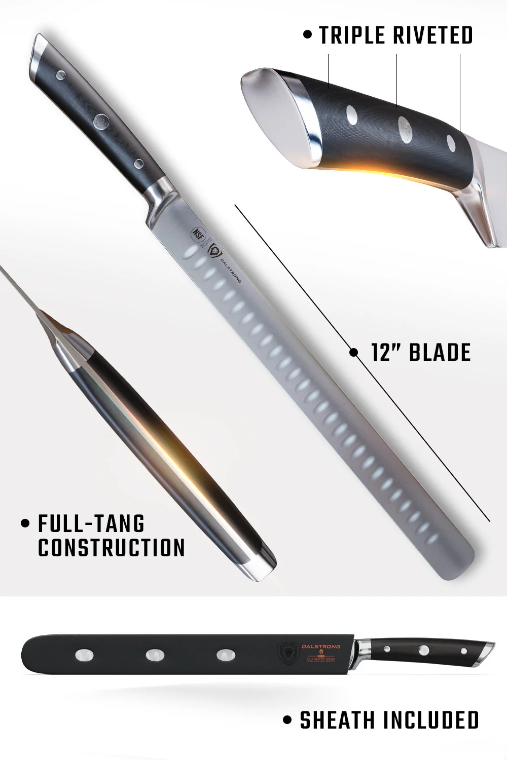 Slicing & Carving Knife 12" | Gladiator Series | Dalstrong © - Image 7