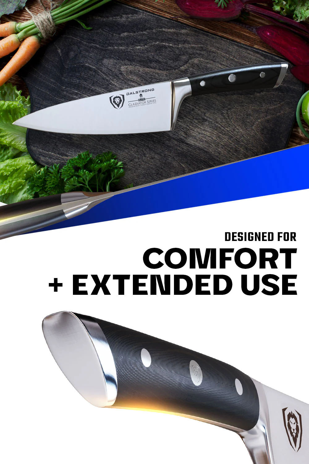 Chef's Knife 6" | Gladiator Series | NSF Certified | Dalstrong © - Image 5