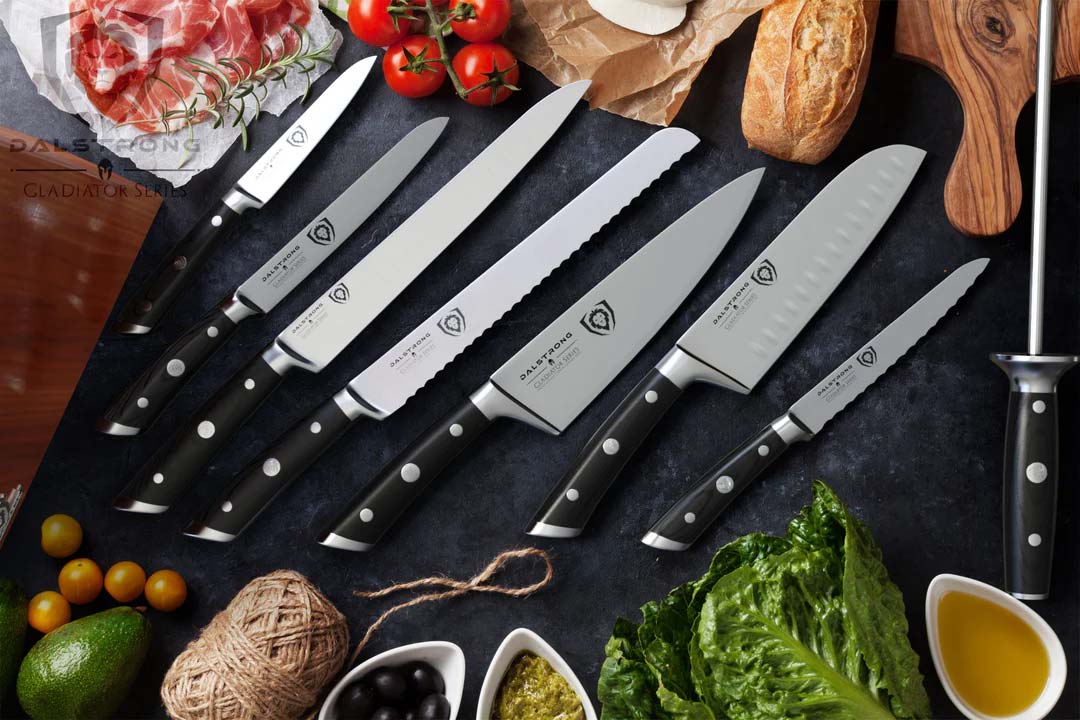 8-Piece Knife Block Set | Gladiator Series | Knives NSF Certified | Dalstrong © - Image 8