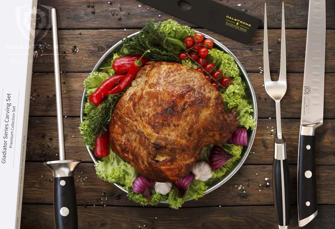 Carving Knife & Fork Set 9" | Gladiator Series | NSF Certified | Dalstrong © - Image 8