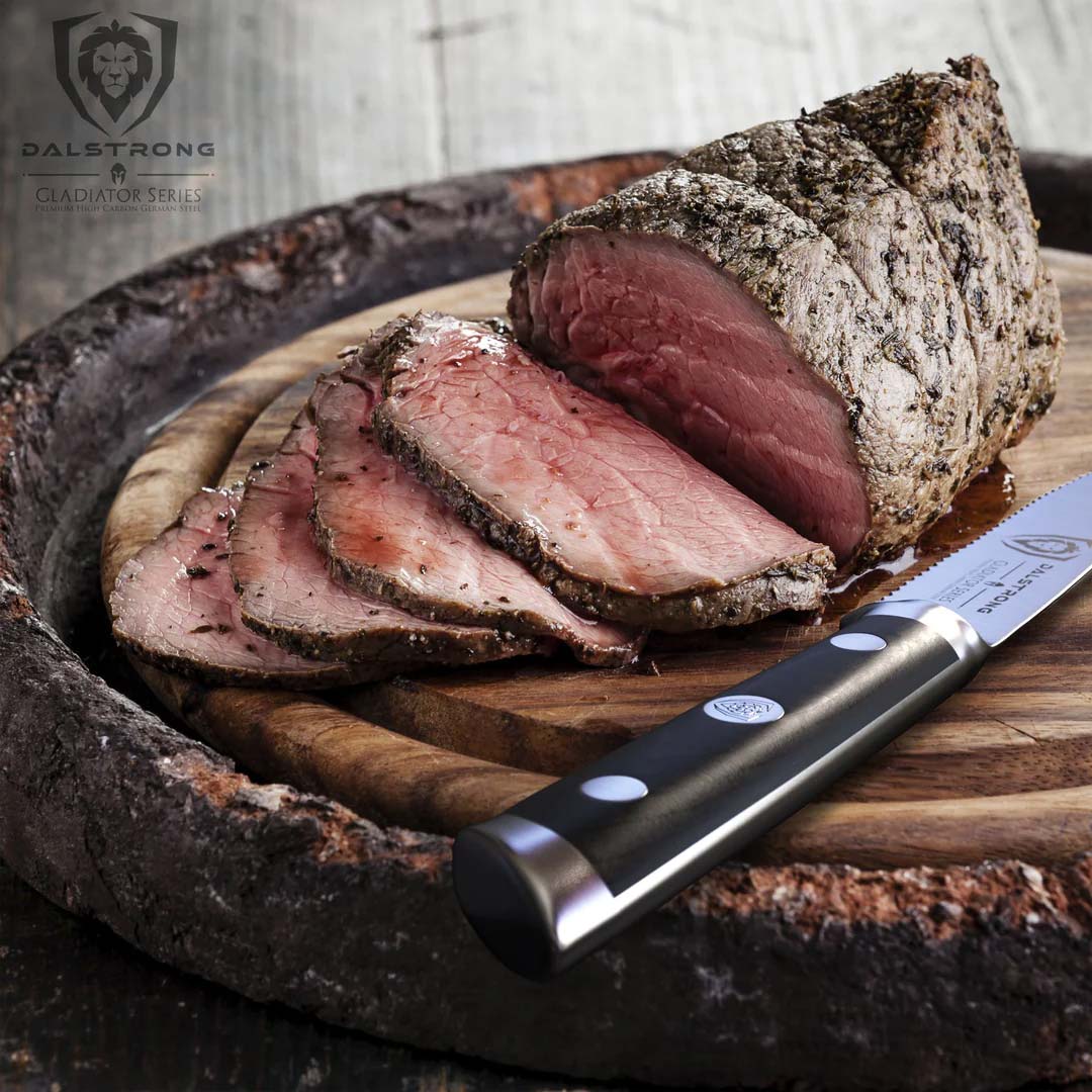 4-Piece Serrated Steak Knife Set | Gladiator Series | NSF Certified | Dalstrong © - Image 7