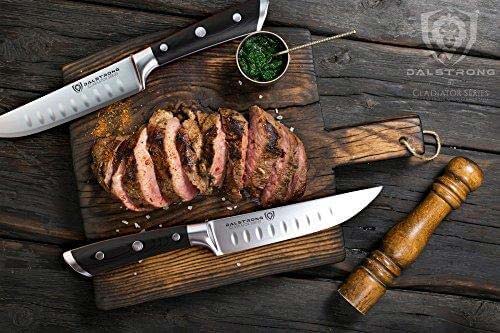 4-Piece Straight-Edge Steak Knife Set | Gladiator Series | NSF Certified | Dalstrong © - Image 10