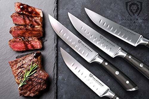 4-Piece Straight-Edge Steak Knife Set | Gladiator Series | NSF Certified | Dalstrong © - Image 12