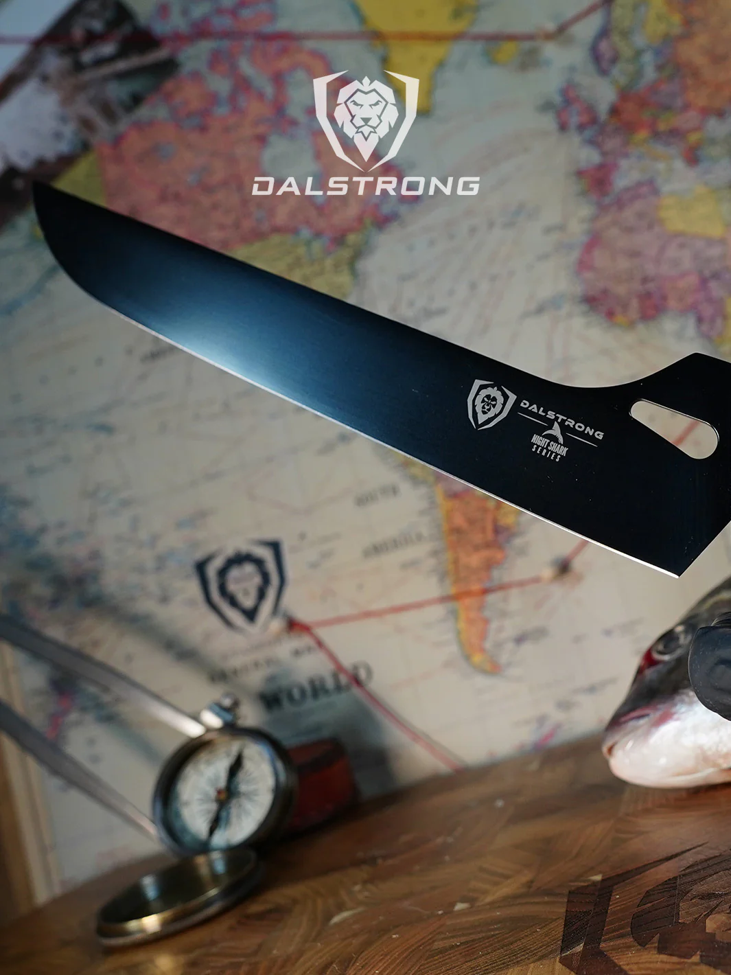 Offset Slicing & Carving Knife 10" | Night Shark Series | NSF Certified | Dalstrong © - Image 8