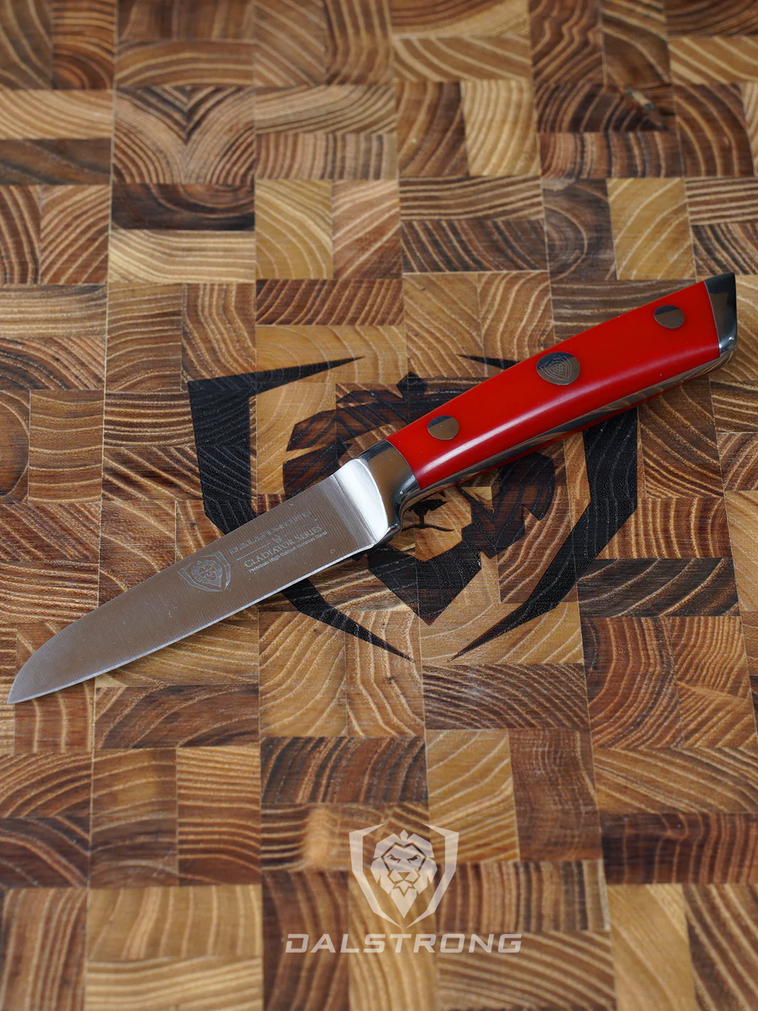 Paring Knife 3.5" | Crimson Red ABS Handle | Gladiator Series | NSF Certified | Dalstrong © - Image 9