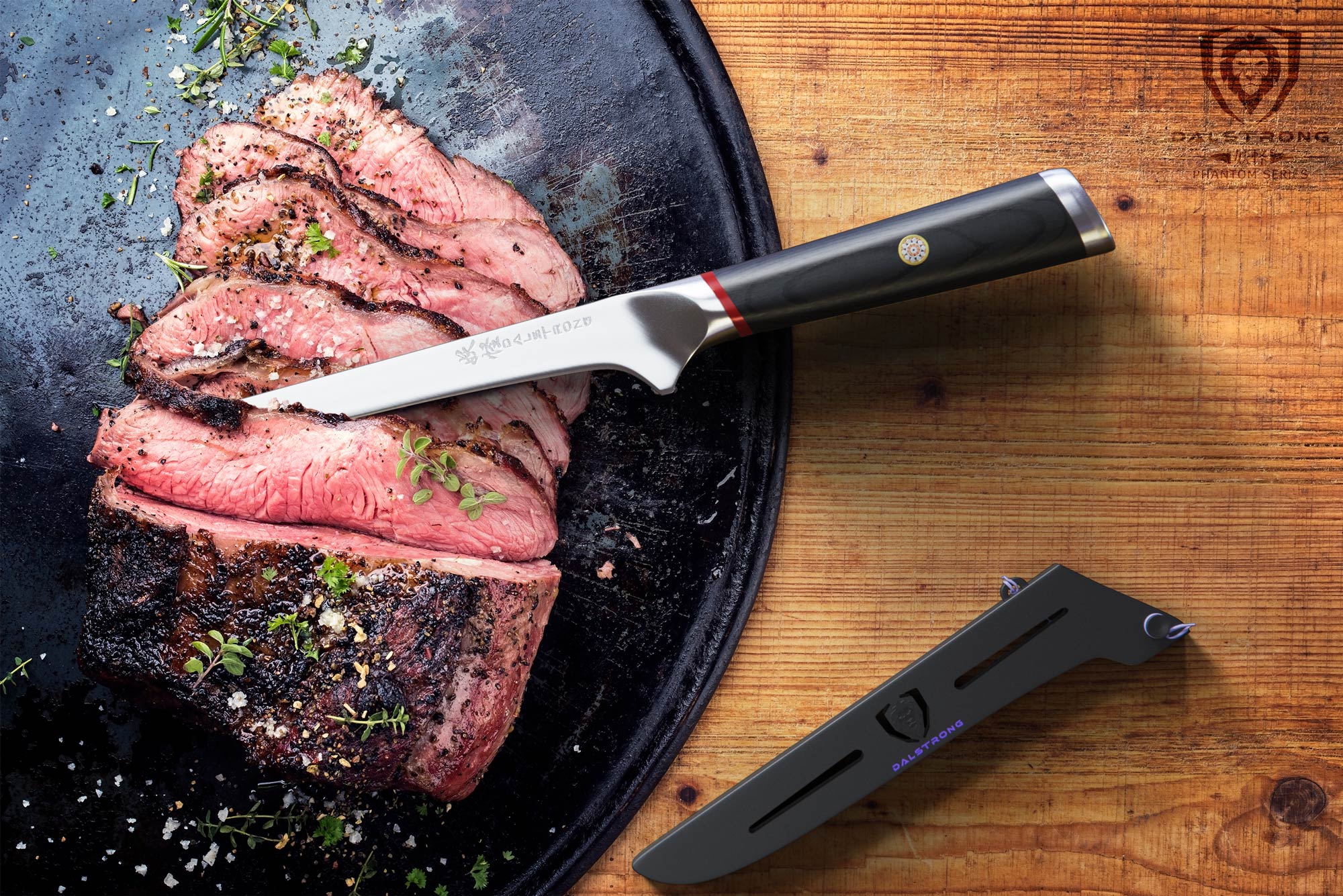 Straight-Edged Boning Knife 6" | Phantom Series | Dalstrong © - Image 10