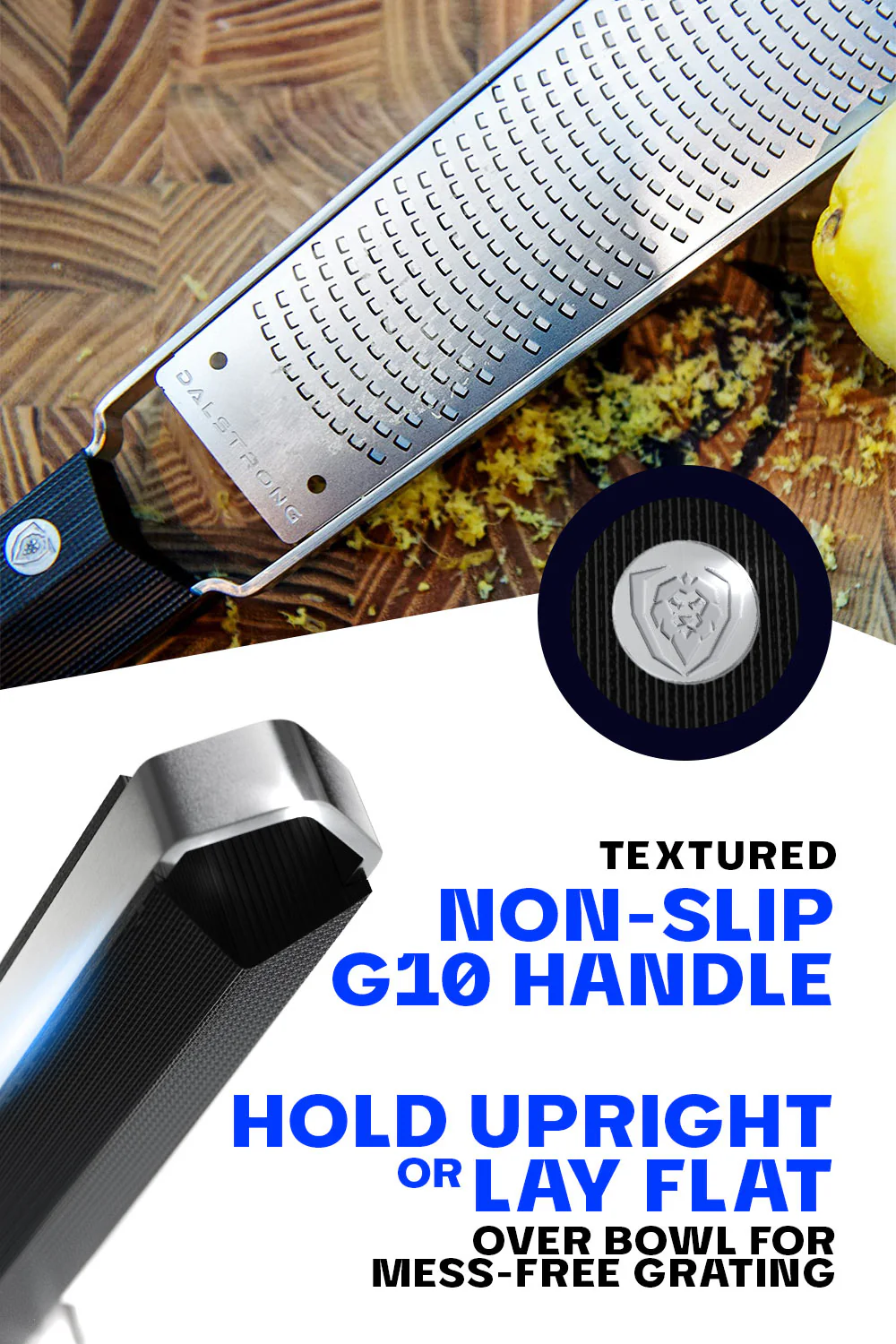 Professional Zester Narrow Grater | Dalstrong © - Image 3