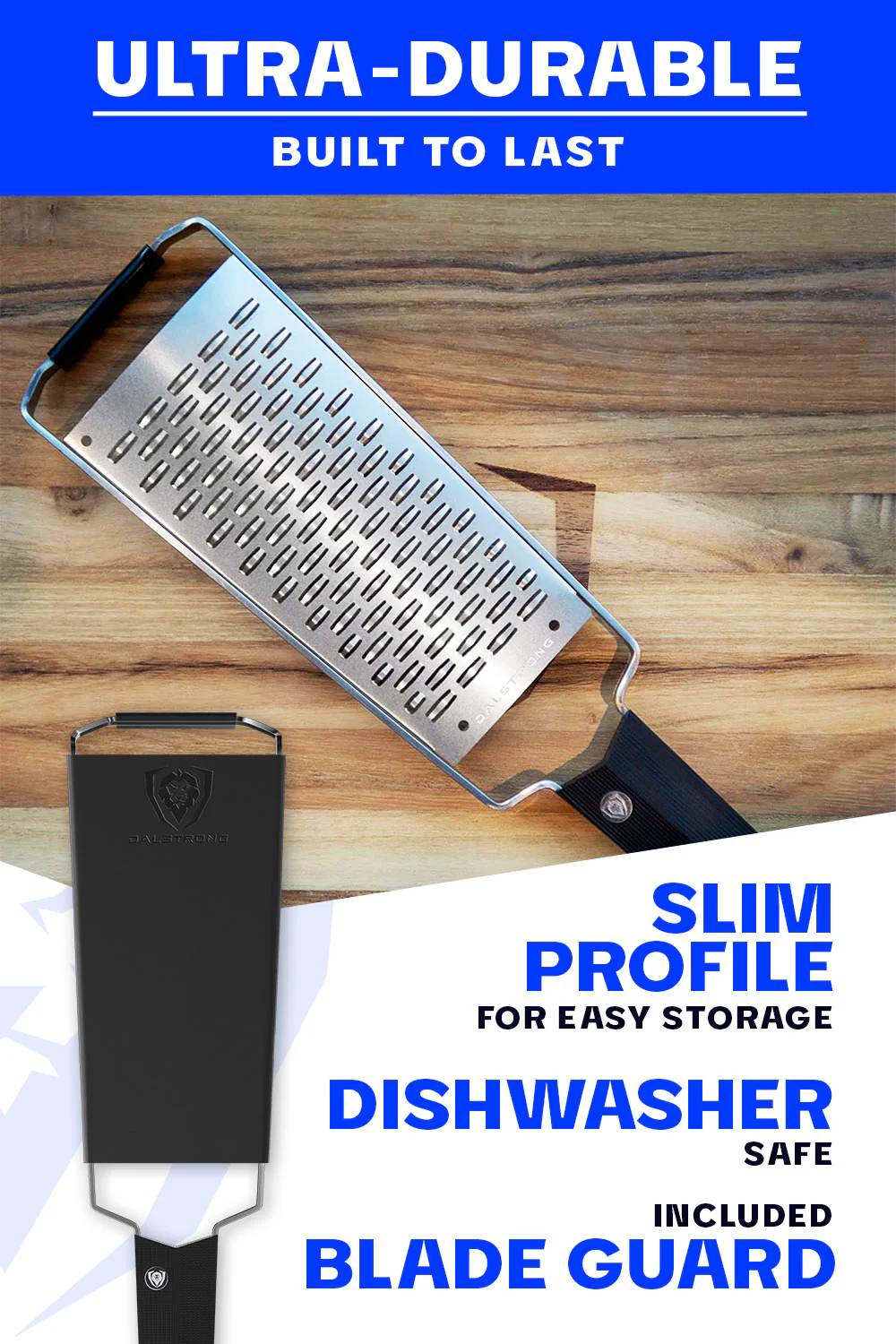 Professional Ribbon Wide Cheese Grater | Dalstrong © - Image 4