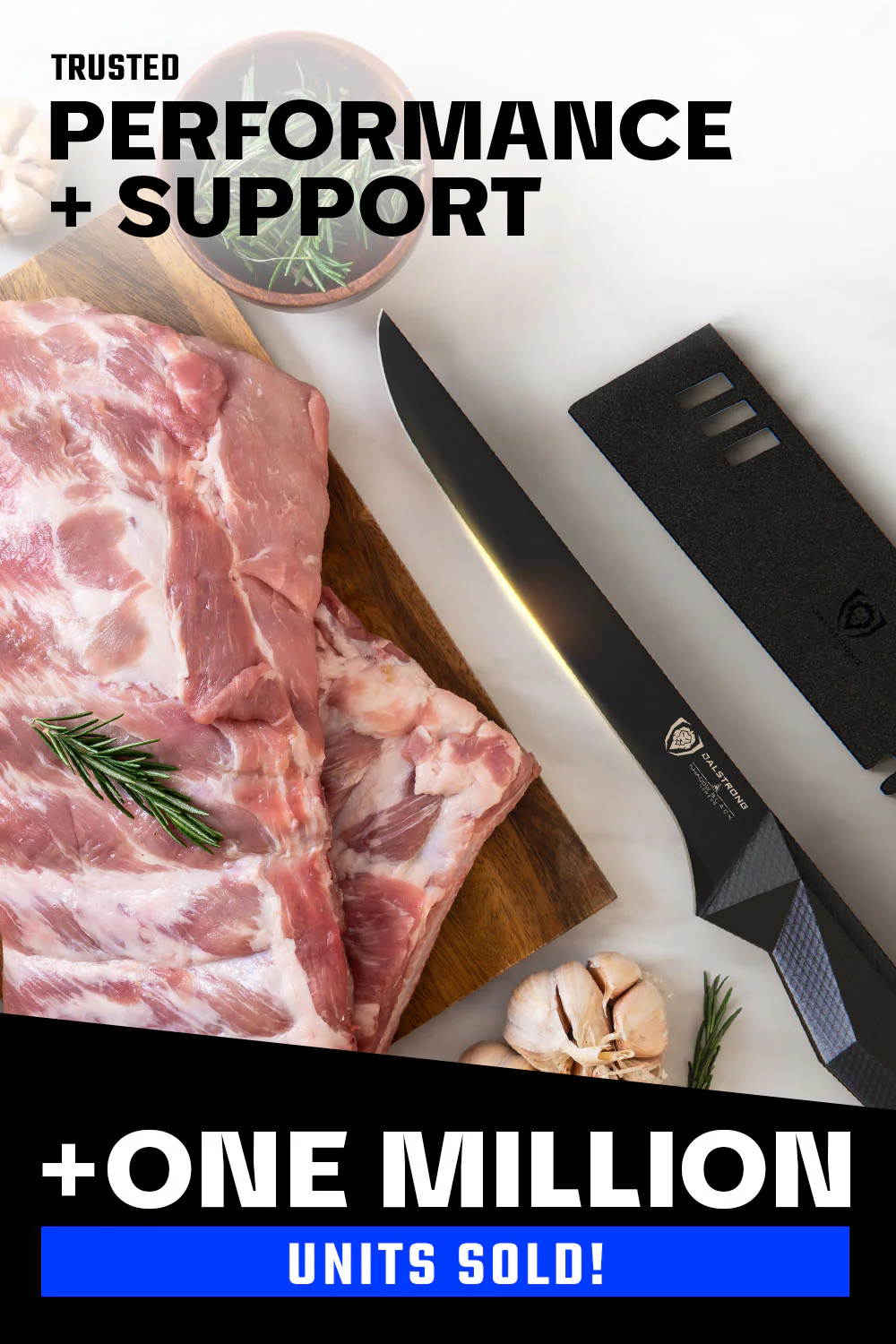 Straight Boning Knife 6" | Shadow Black Series | NSF Certified | Dalstrong © - Image 7