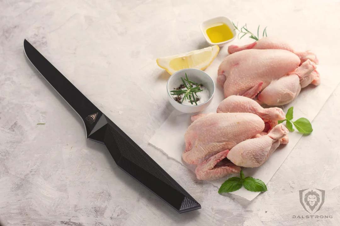 Straight Boning Knife 6" | Shadow Black Series | NSF Certified | Dalstrong © - Image 8