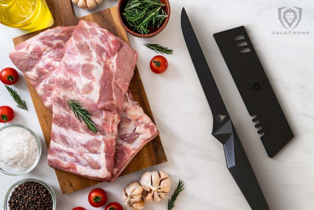 Straight Boning Knife 6" | Shadow Black Series | NSF Certified | Dalstrong © - Image 9