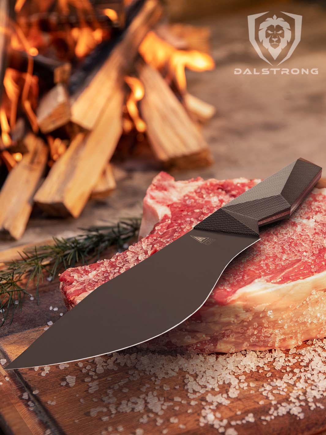 Chef & Cleaver Hybrid 'Barong' Knife 7" | Shadow Black Series | NSF Certified | Dalstrong © - Image 8