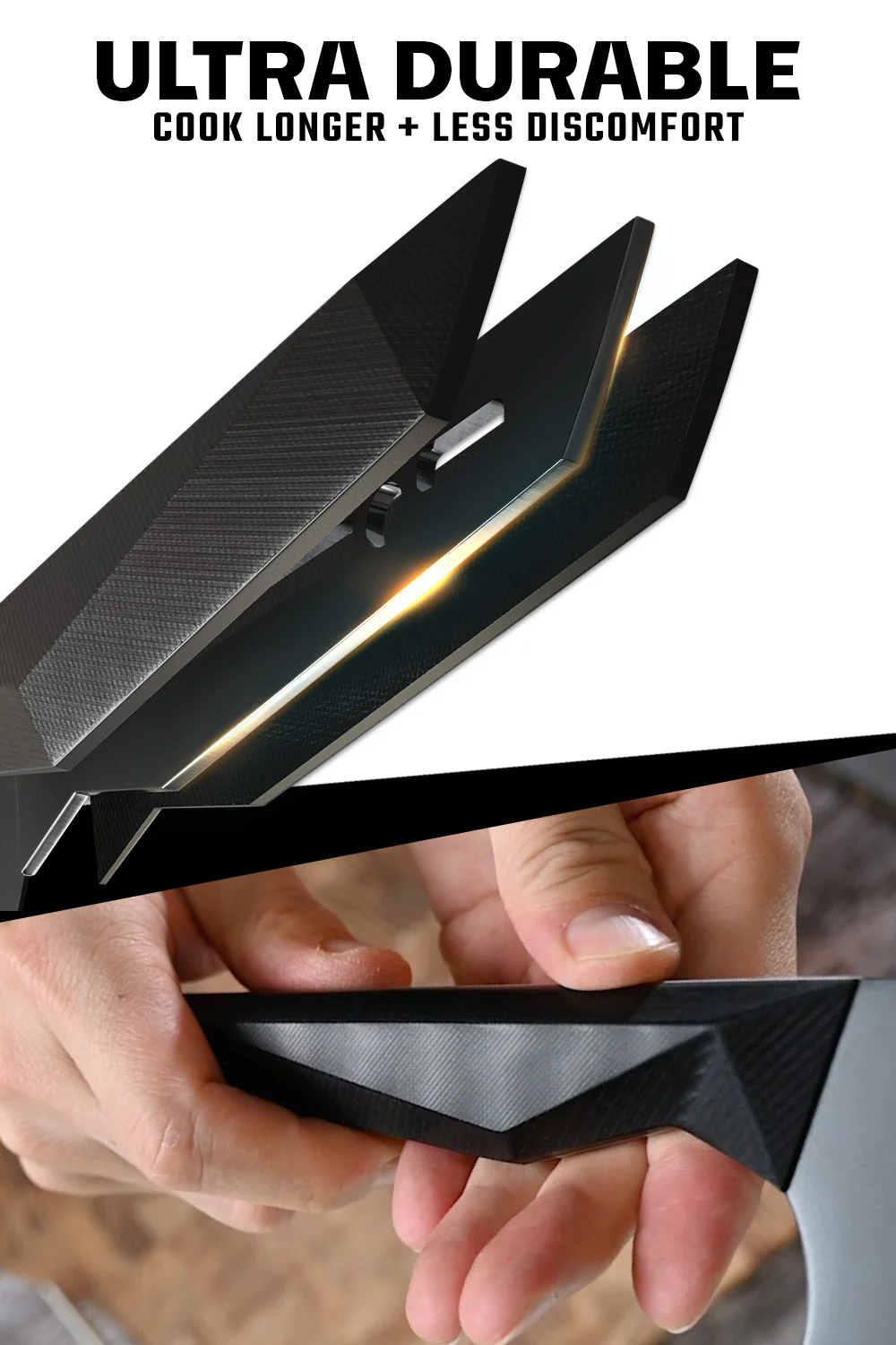 Cleaver Knife 7" | Shadow Black Series | NSF Certified | Dalstrong © - Image 4