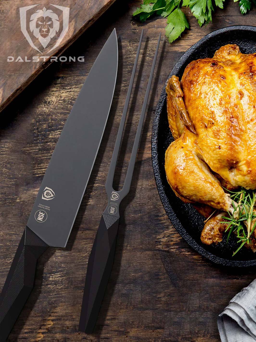 Meat Fork 8.5" | Shadow Black Series | NSF Certified | Dalstrong © - Image 9