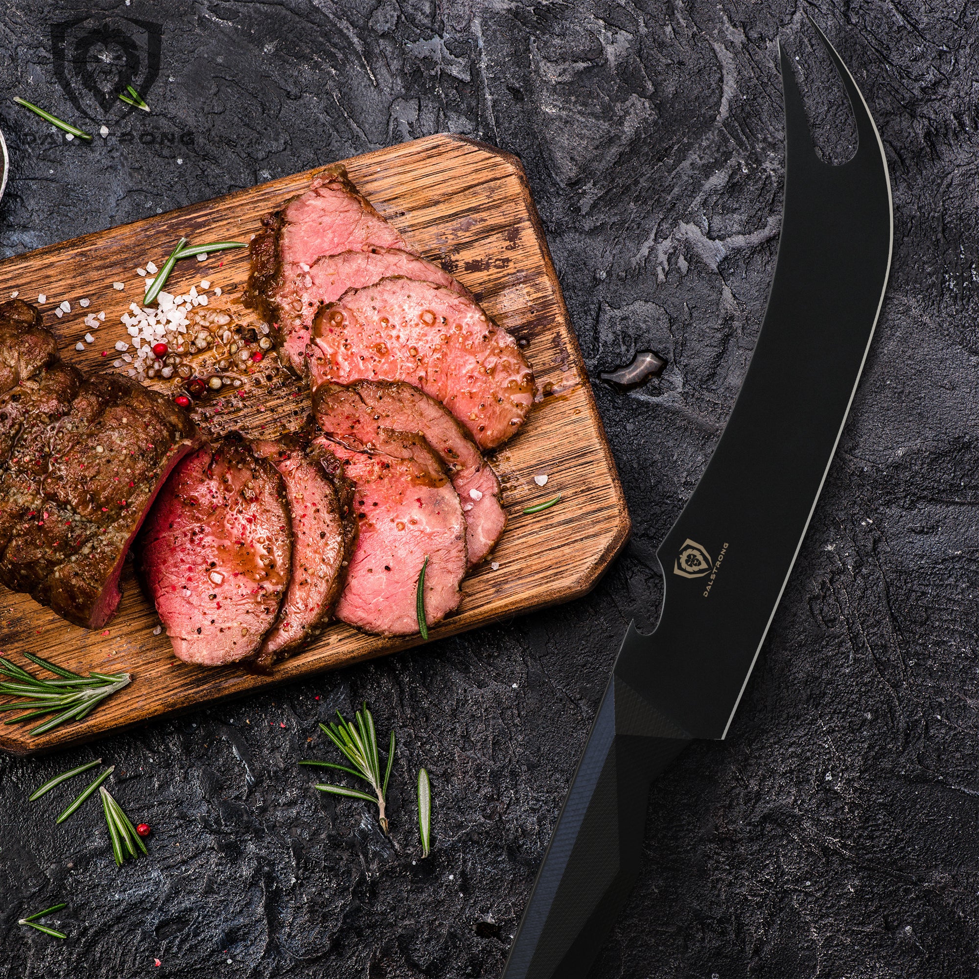 BBQ Pitmaster Knife 9" | Shadow Black Series | NSF Certified | Dalstrong © - Image 9