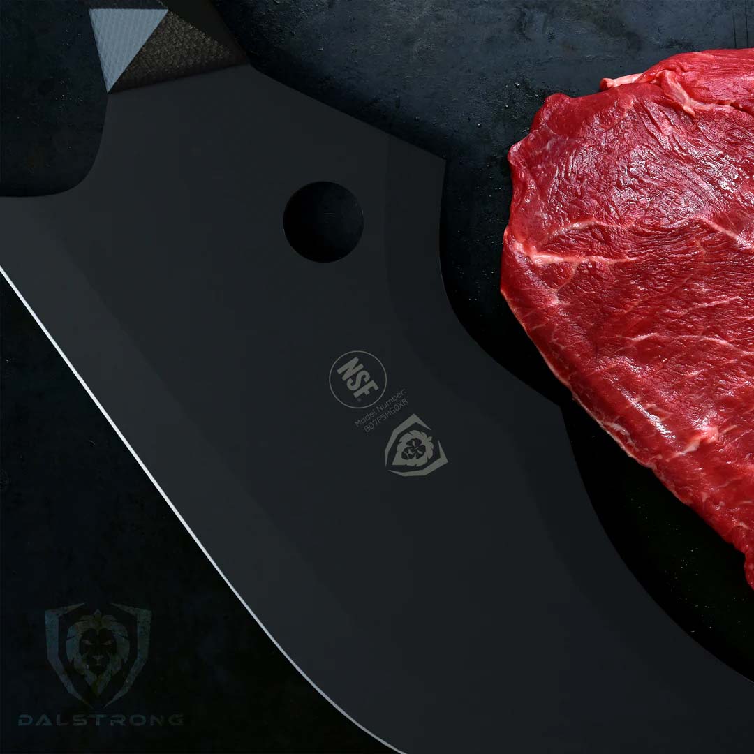 Cleaver Knife 9" | Shadow Black Series | NSF Certified | Dalstrong © - Image 11