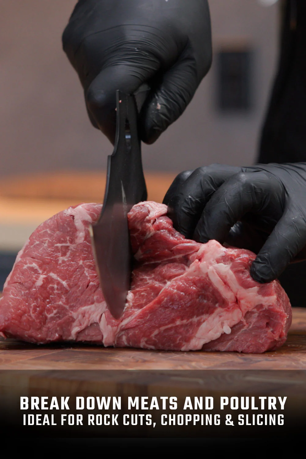 Cleaver Knife 9" | Shadow Black Series | NSF Certified | Dalstrong © - Image 4