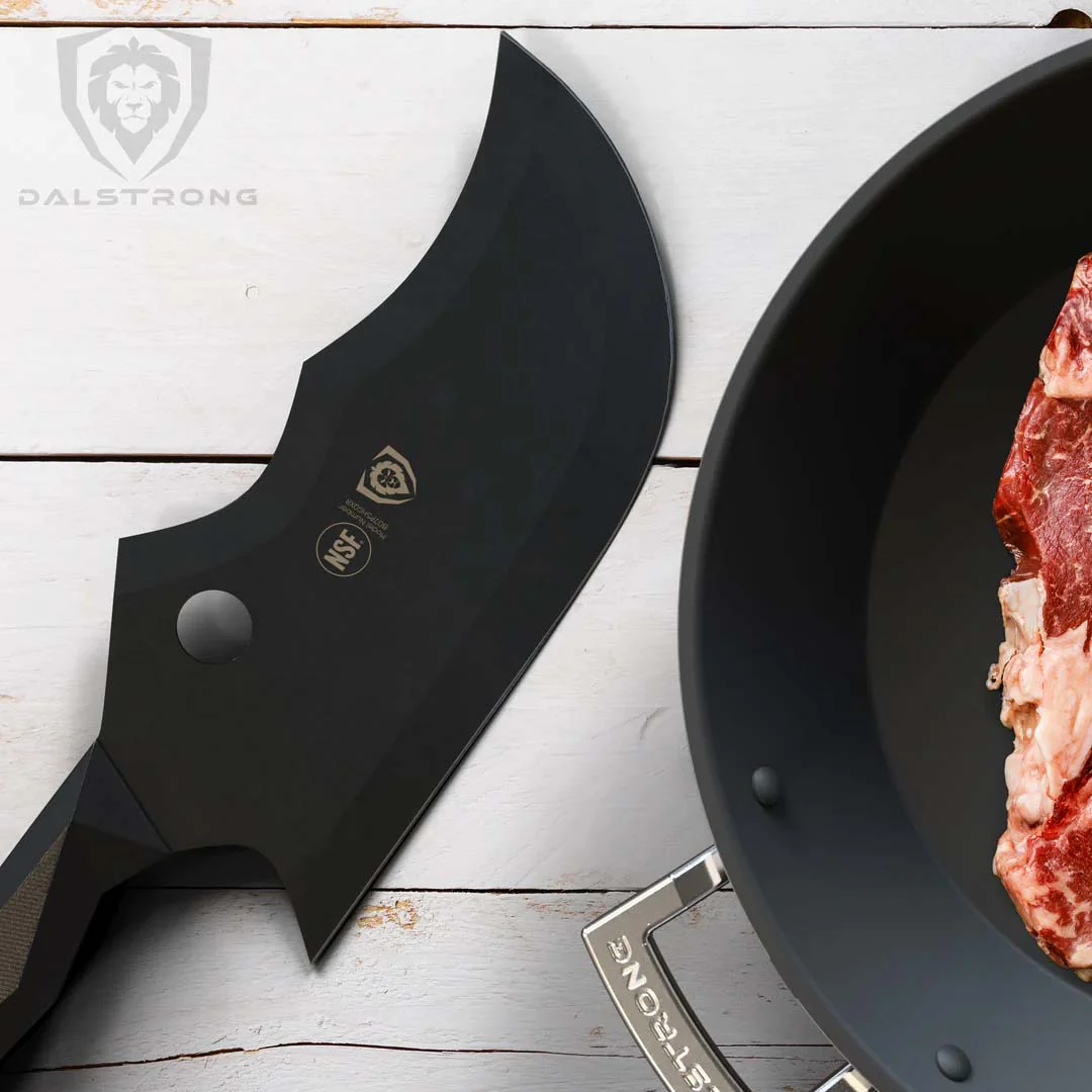 Cleaver Knife 9" | Shadow Black Series | NSF Certified | Dalstrong © - Image 9