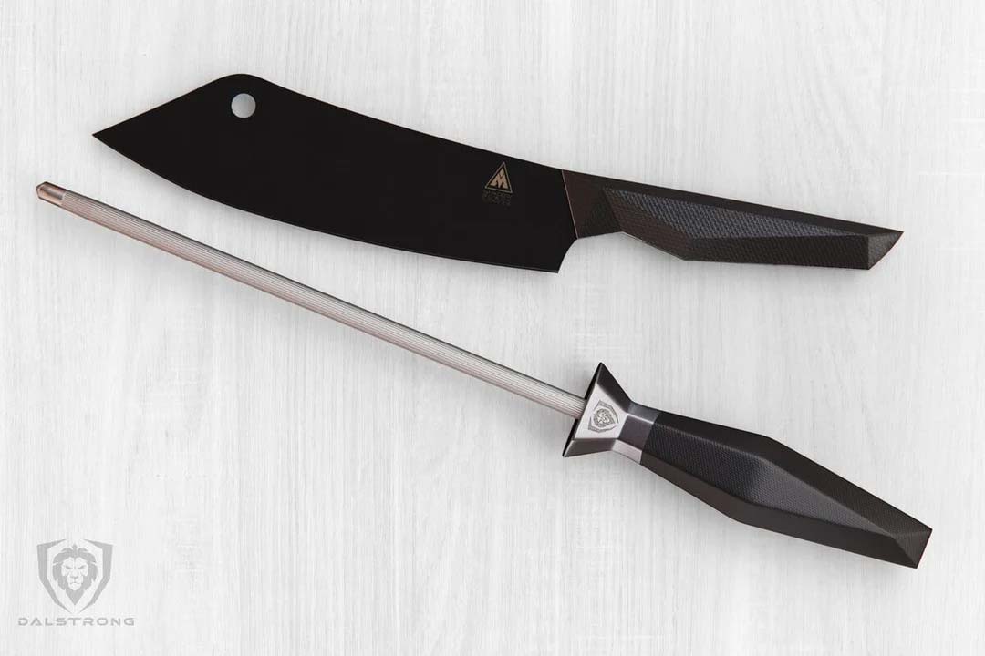 Honing Steel 9" | Shadow Black Series | NSF Certified | Dalstrong © - Image 9