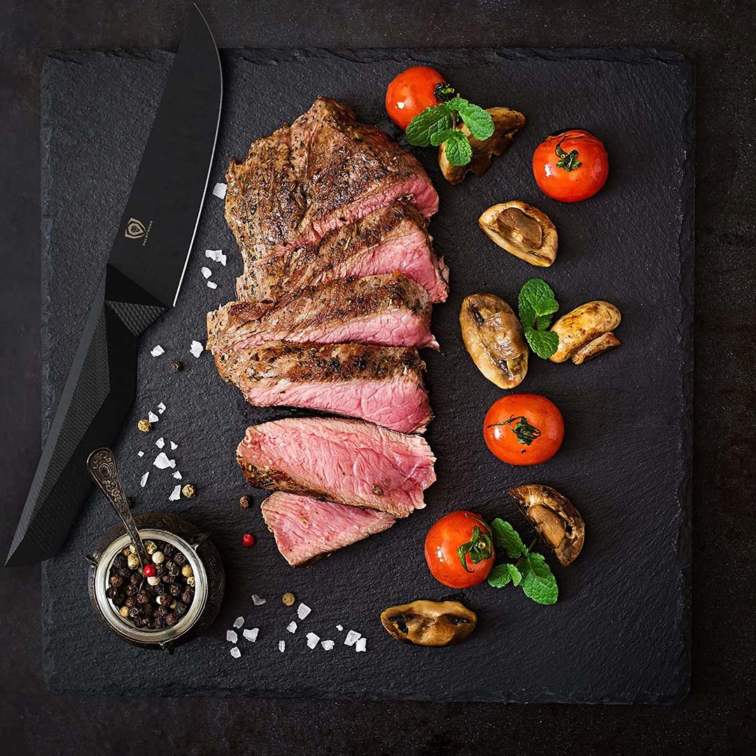 4-Piece Steak Knife Set | Shadow Black Series | NSF Certified | Dalstrong © - Image 8