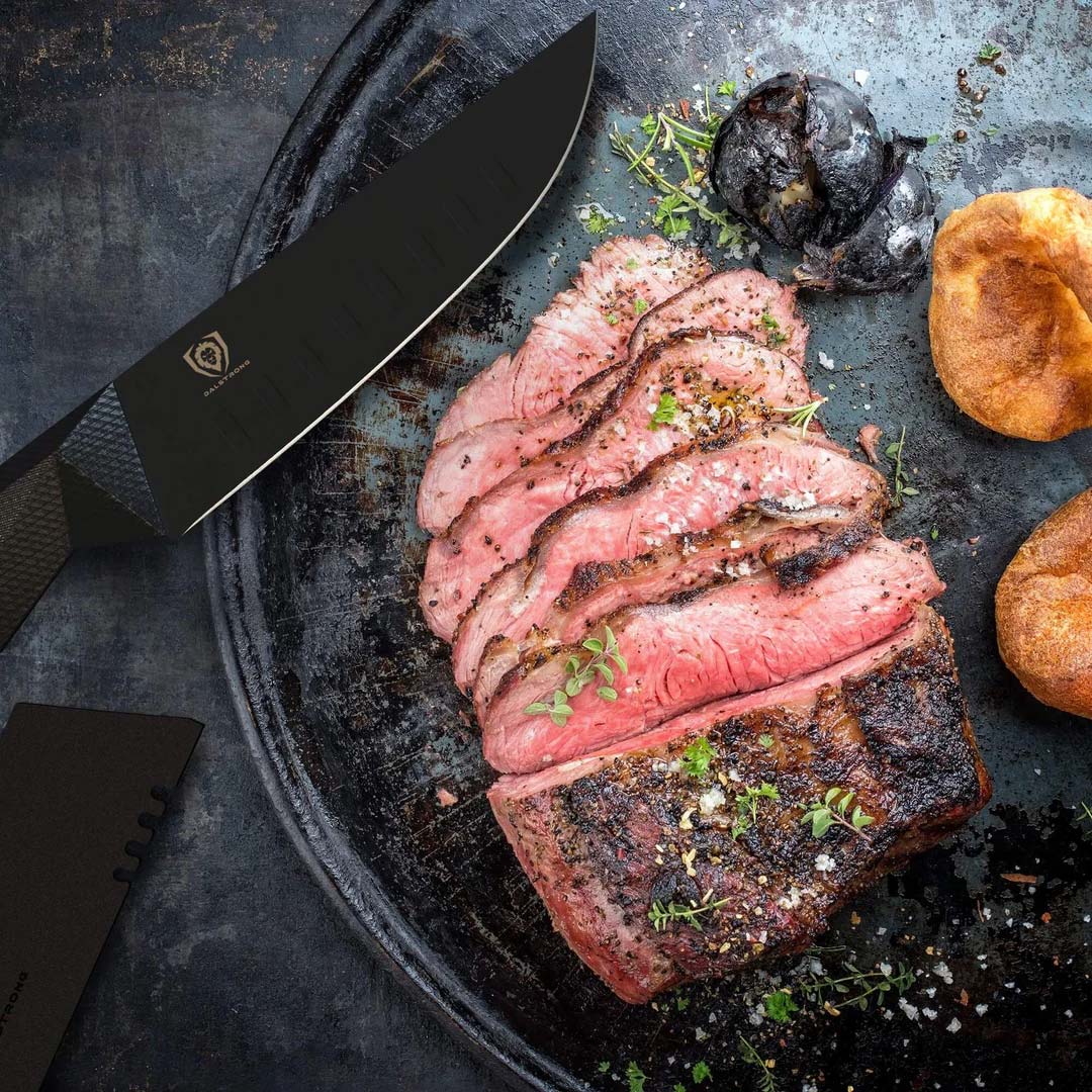 4-Piece Steak Knife Set | Shadow Black Series | NSF Certified | Dalstrong © - Image 9