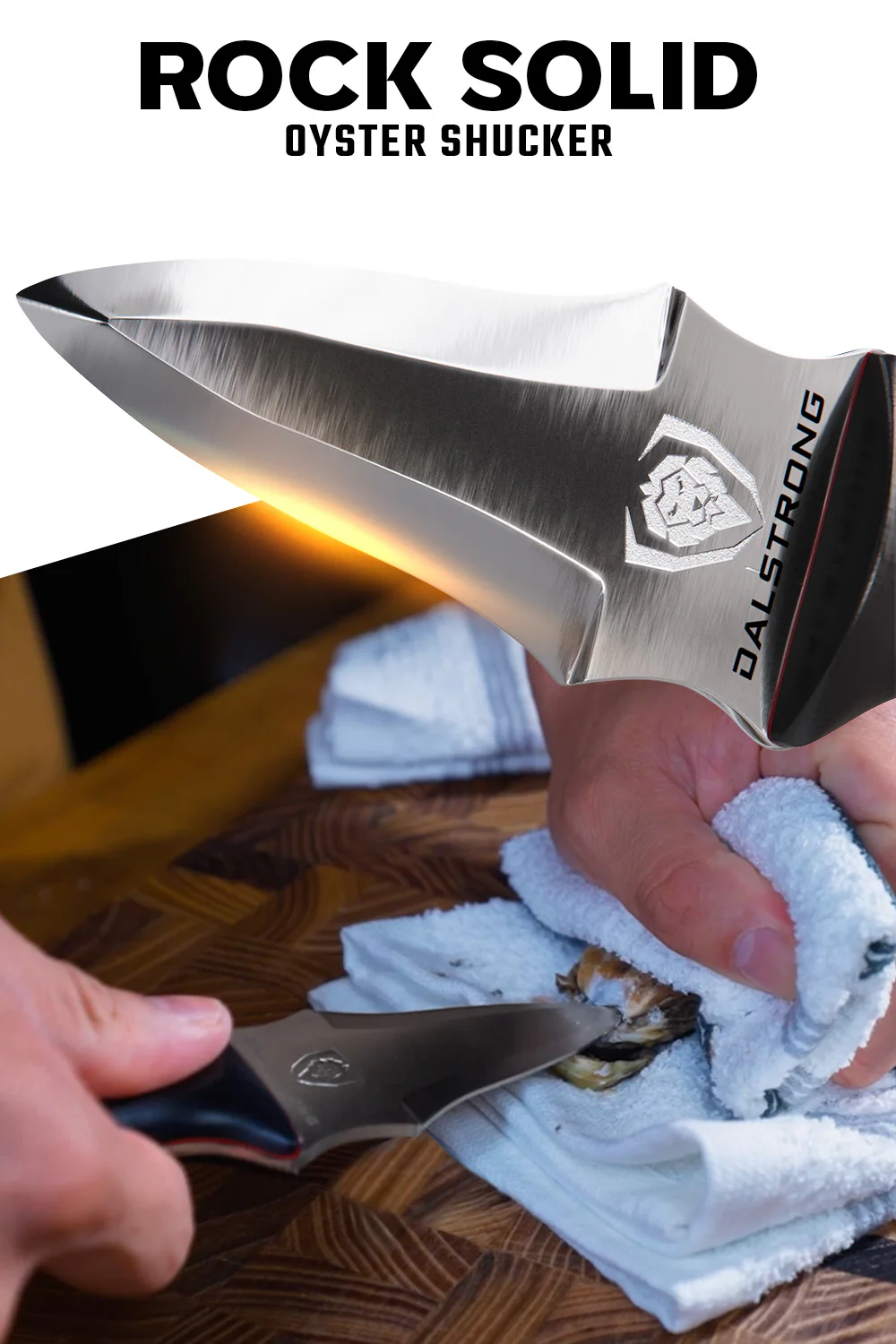 Professional Oyster & Clam Shucking Knife 3.5" | Shogun Series ELITE | Dalstrong © - Image 2