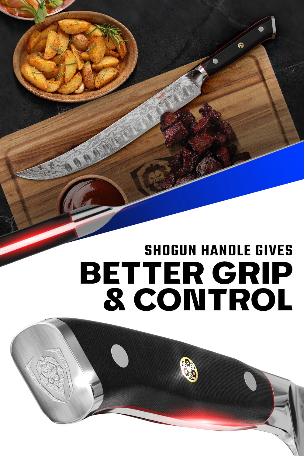 Butcher & Breaking Knife 8" | Shogun Series ELITE | Dalstrong © - Image 4