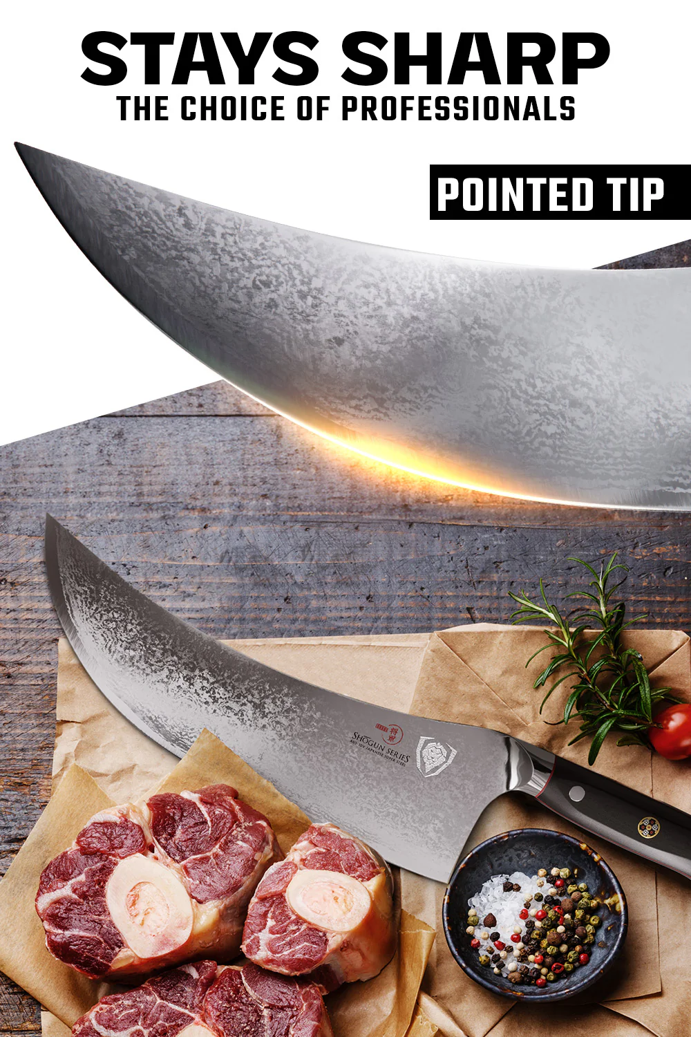 Meat Cleaver 9" | The Ravager | Shogun Series ELITE | Dalstrong © - Image 3